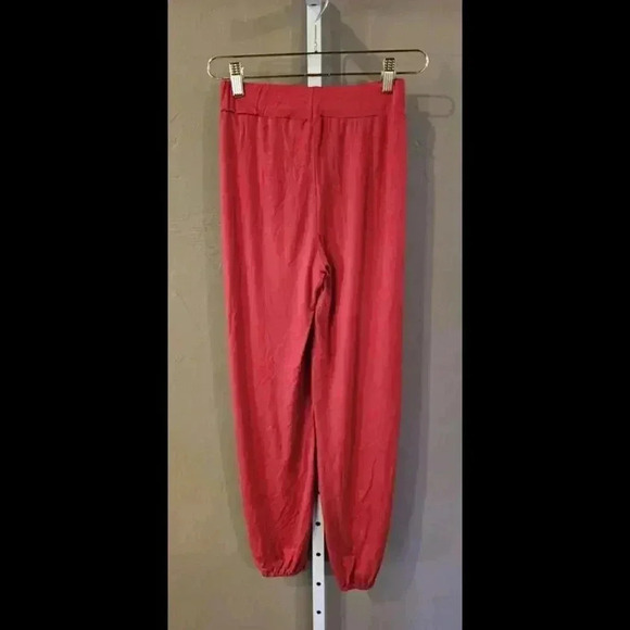 Comfortable Stretchy Red Lounge Pants - Picture 2 of 7